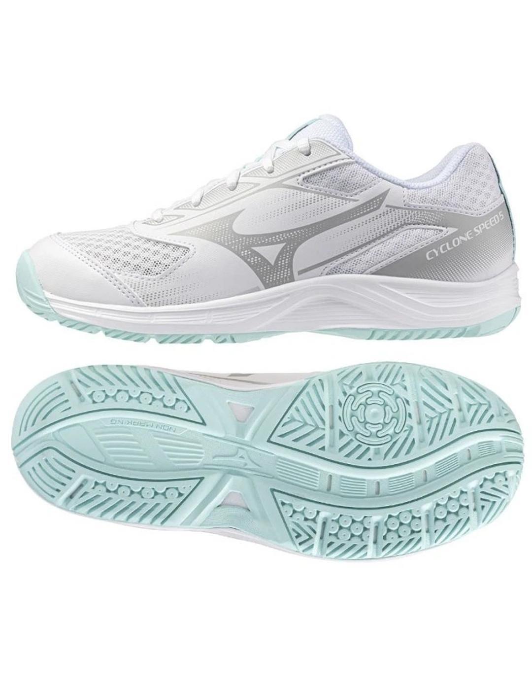 Sneakers da donna Mizuno Cyclone Bianche 3/5