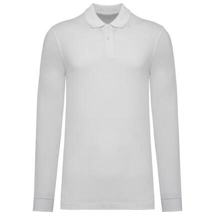 Piqué-Poloshirt mit langen Ärmeln Kariban Bio180
