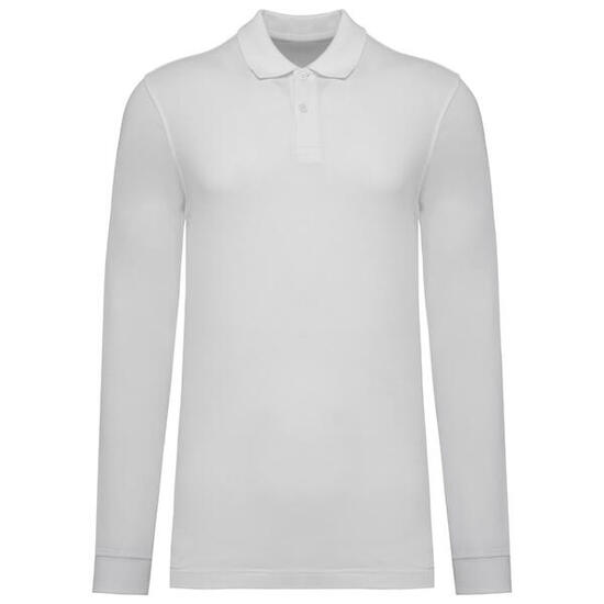 Piqué-Poloshirt mit langen Ärmeln Kariban Bio180