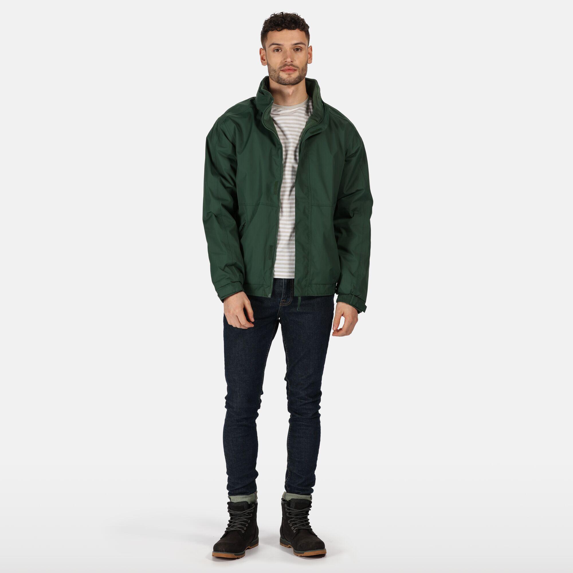 Dover Men's waterproof windbreaker jacket (Dark green)