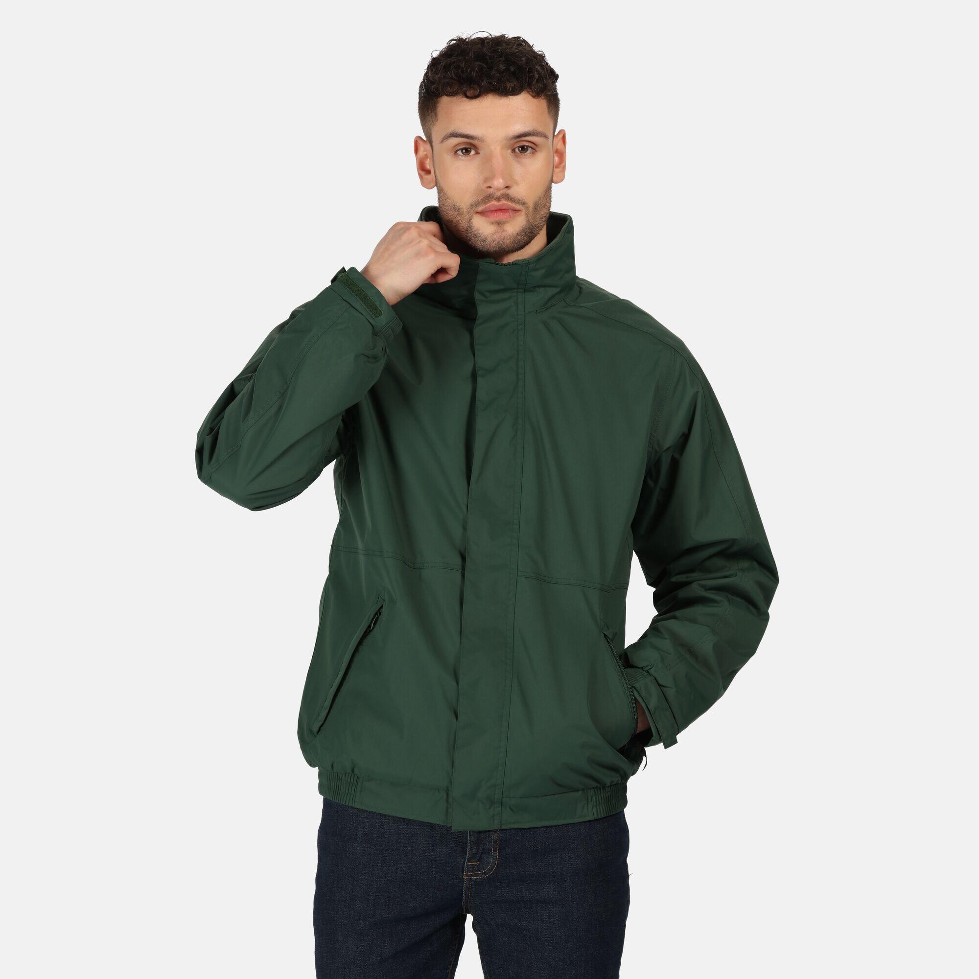 Dover Veste Coupevent Imperméable Homme (Vert Foncé) 4/5