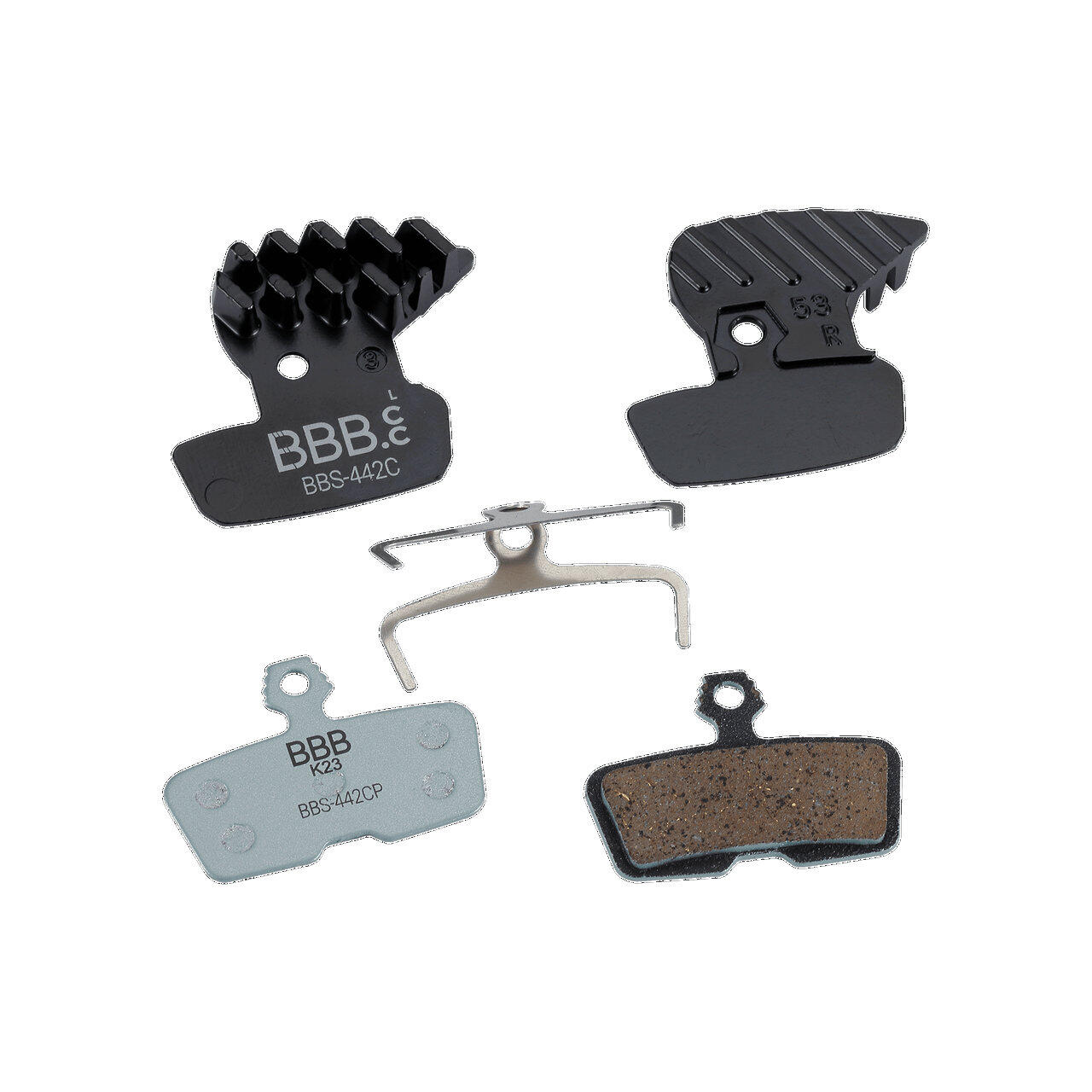 Pastiglie dei freni con dissipatore termico BBB Cycling Coolfin Comp. Avid Code 2/3