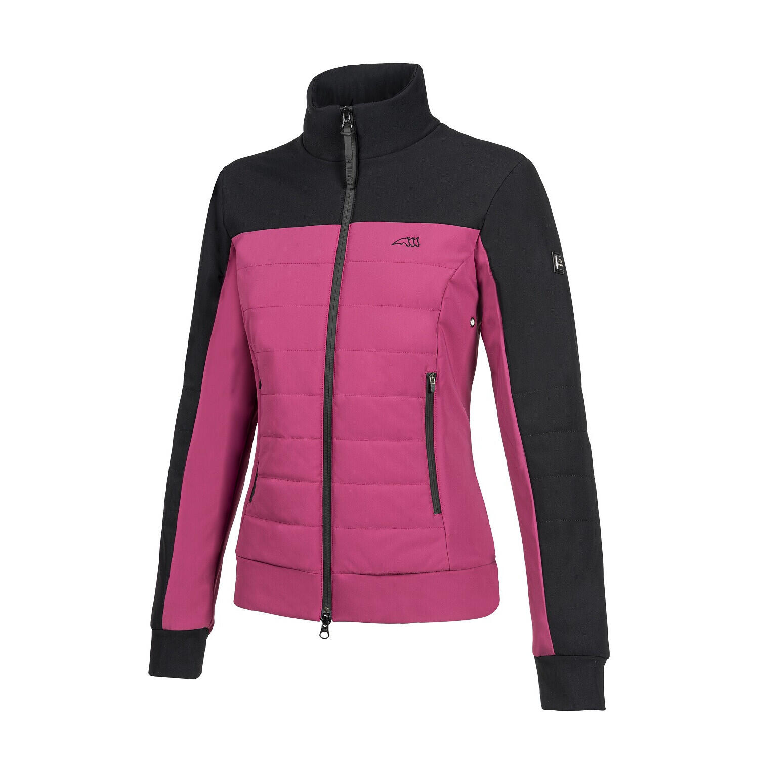 Eqode By Equiline - Veste Softshell Équitation Femme Equiline Nabel Cyclamen - Veste De Concours - Rose - Decathlon