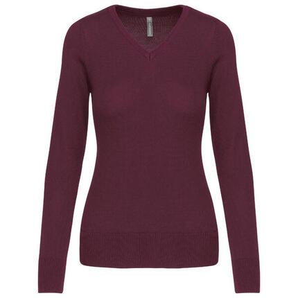 Pull col V femme Kariban