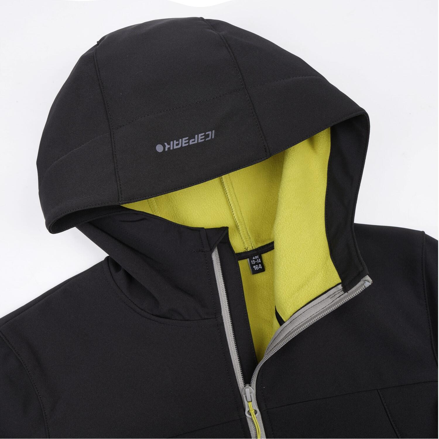 Icepeak Konan Jr Softshelljacke Kinder mit Kapuze 3/6