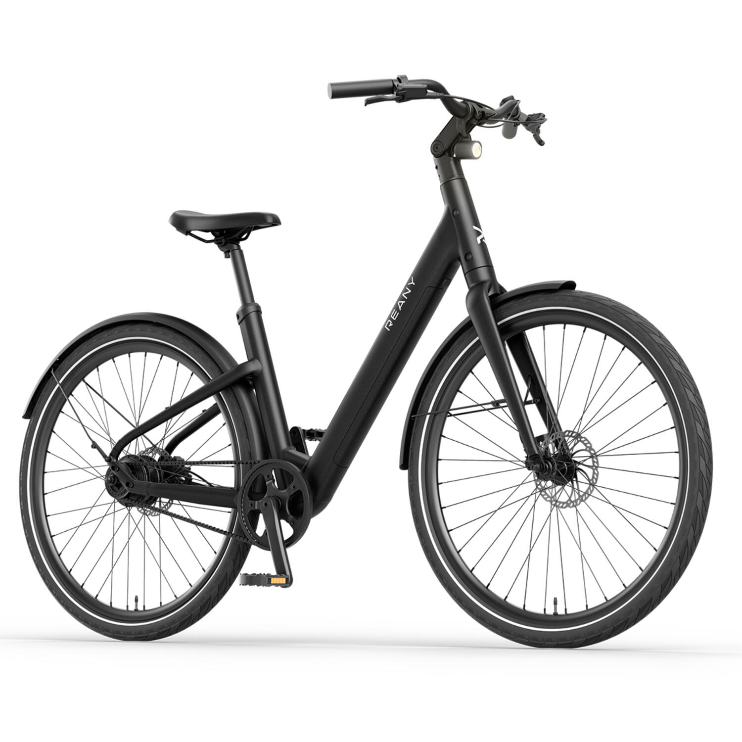 City E-Bike – Ultraleicht – Tiefer Einstieg – V1 Vivo – Nachtschwarz 3/8