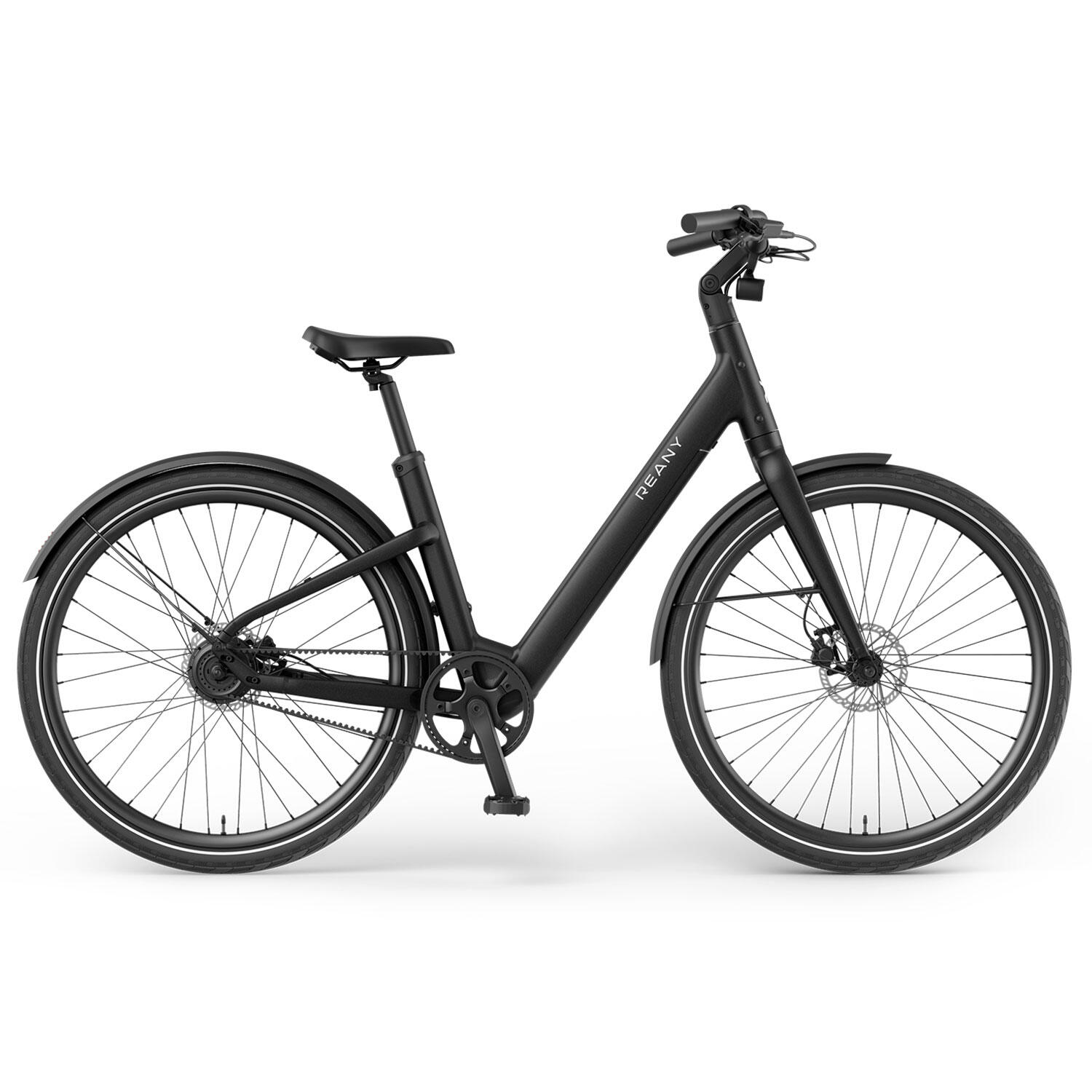 Rower elektryczny miejski – Ultralekki – Niska rama – V1 Vivo – Czerń Nocy