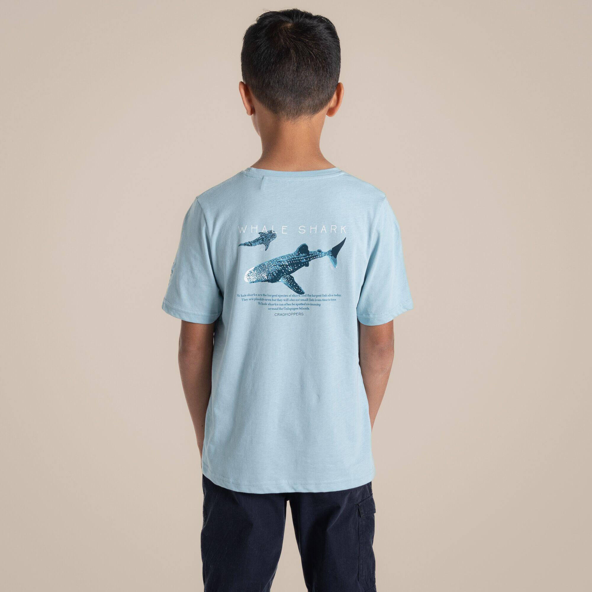 Camiseta infantil Craghoppers Ellis - algodón orgánico, cuello redondo 5/8