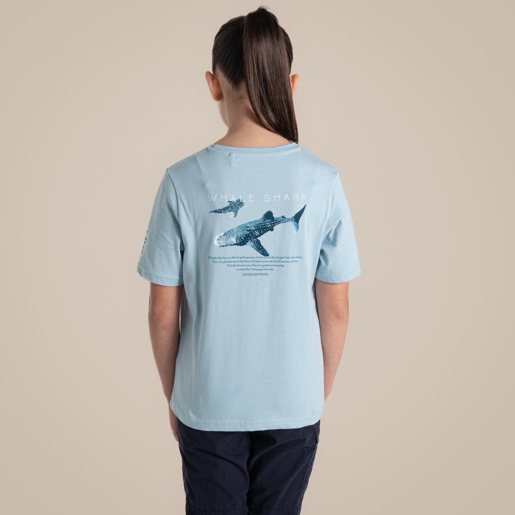 Camiseta infantil Craghoppers Ellis - algodón orgánico, cuello redondo 4/8
