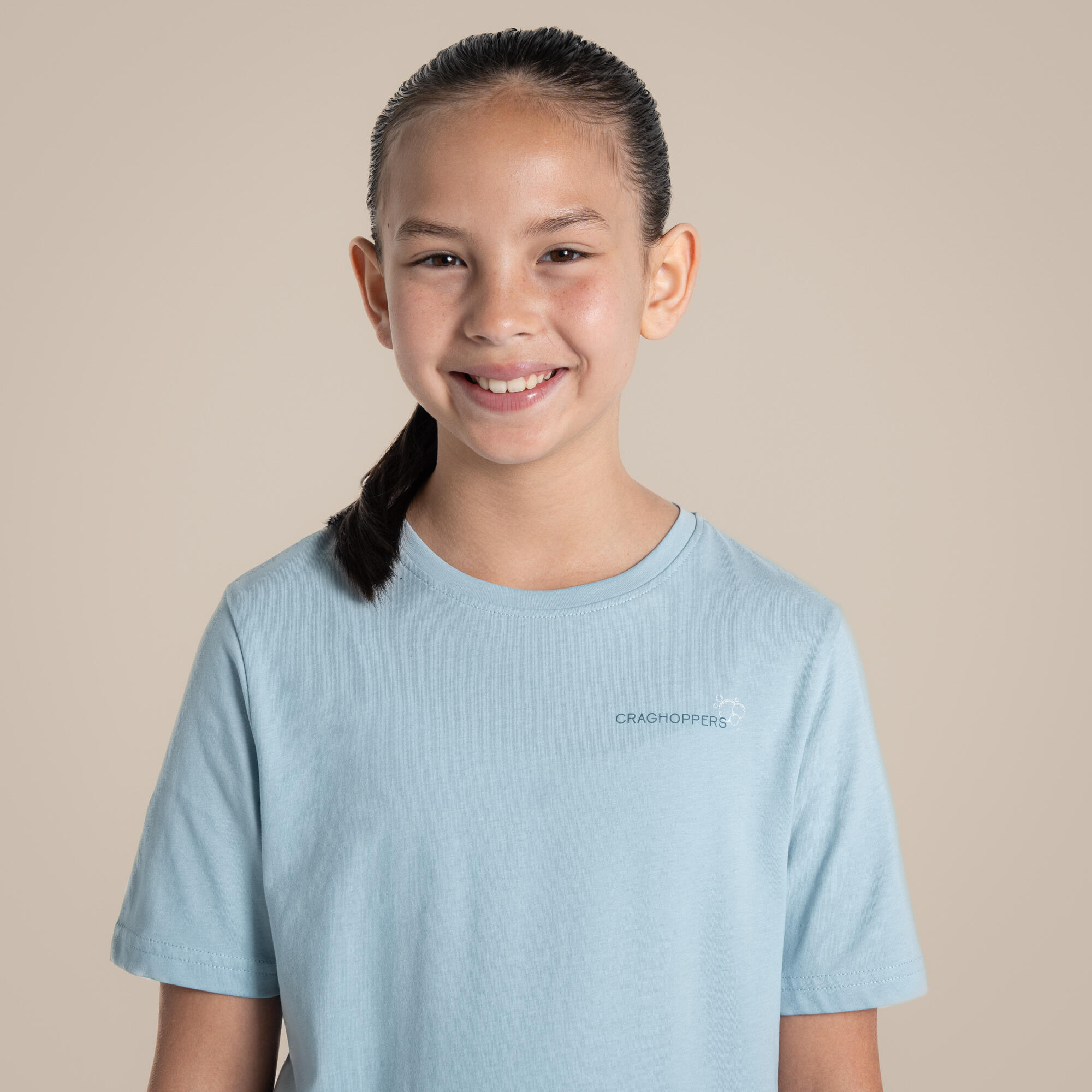 Camiseta infantil Craghoppers Ellis - algodón orgánico, cuello redondo 6/8