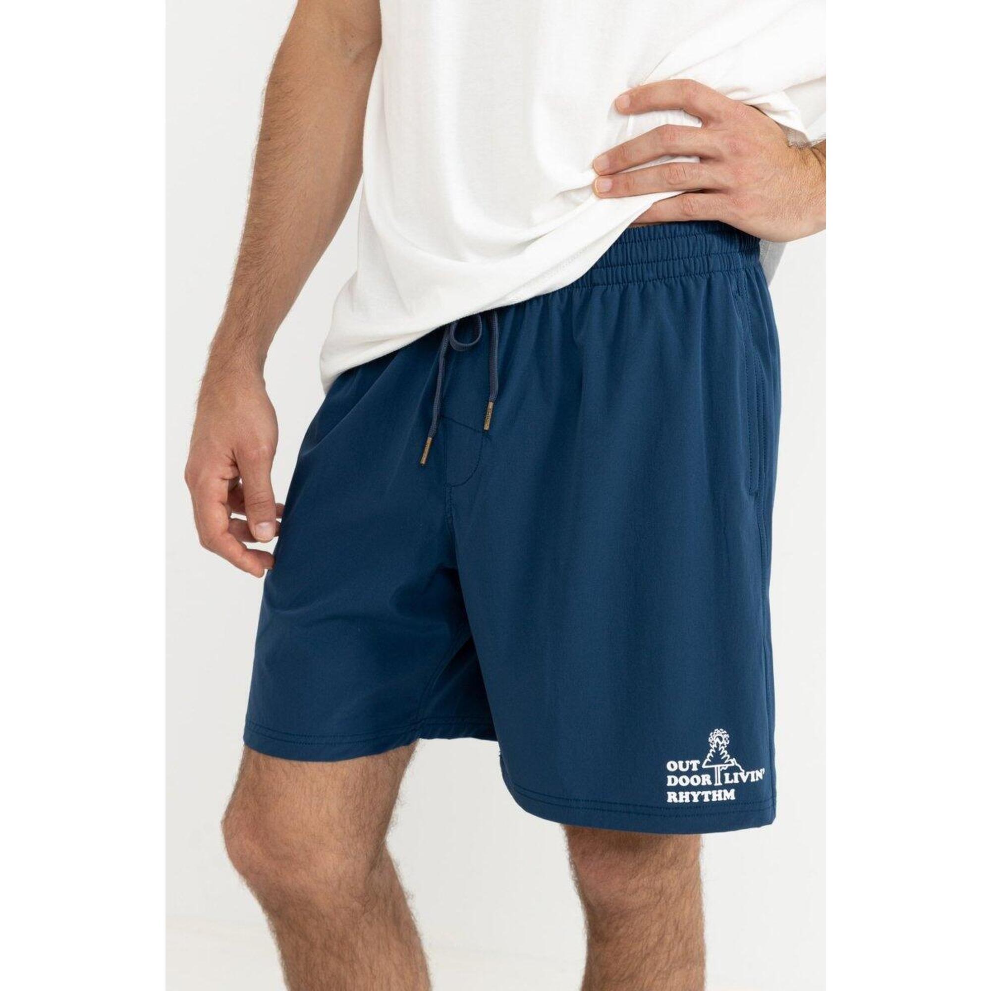 Rhythm - Outdoor Livin - Beach Short Homme - Boardshort - Bleu - Decathlon
