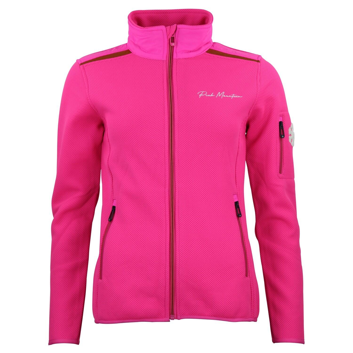 Peak Mountain - Polaire Zippé Femme Peak Mountain 490g - Polaire - Rose - Decathlon
