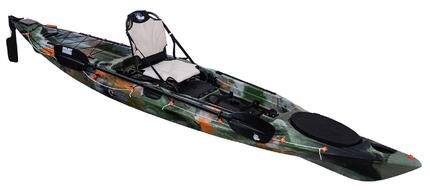 Alboran FX3 - Élu kayak de pêche de l'année 2025. A stepper, pédalier ou moteur.