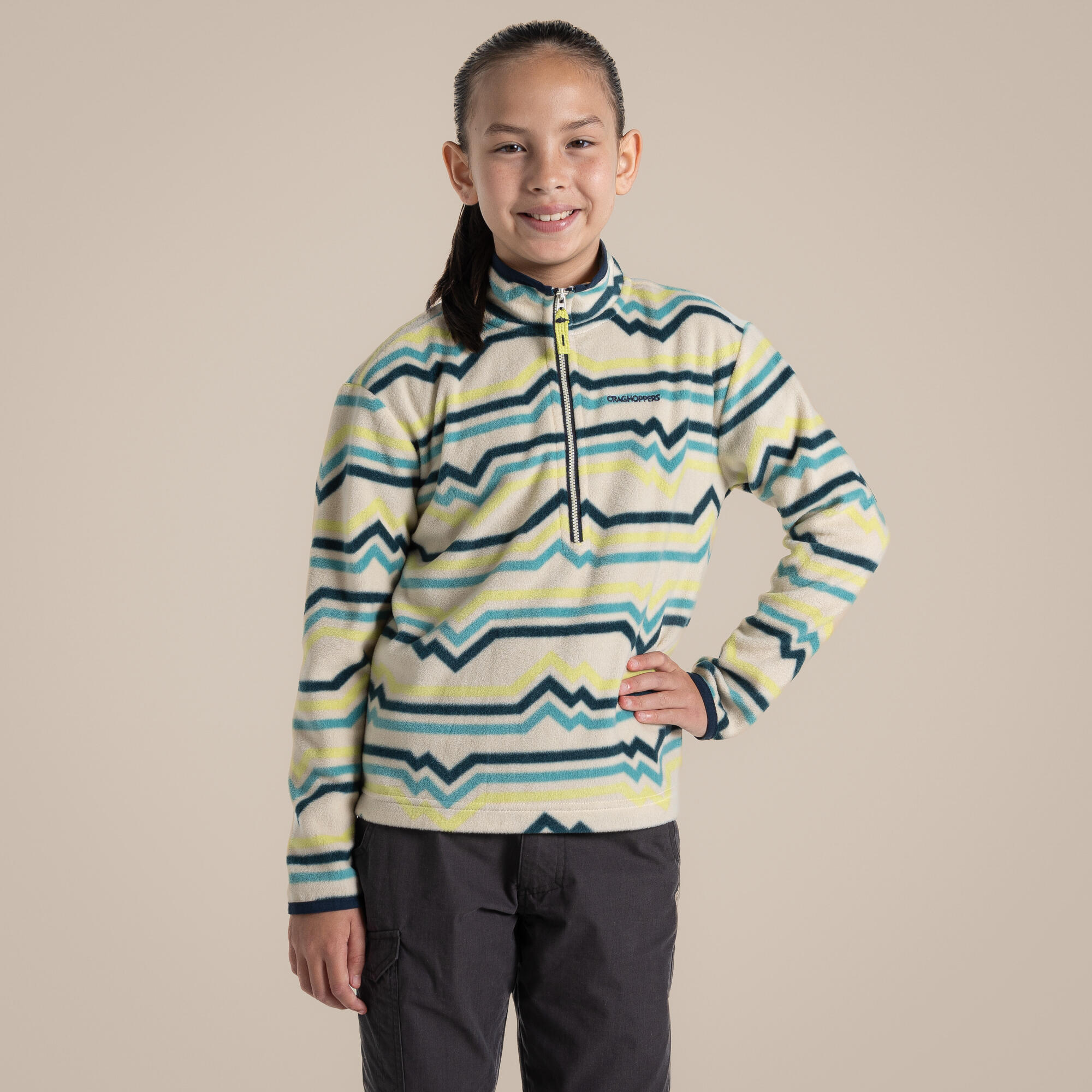 Bachas Pile con mezza zip per bambini 2/8