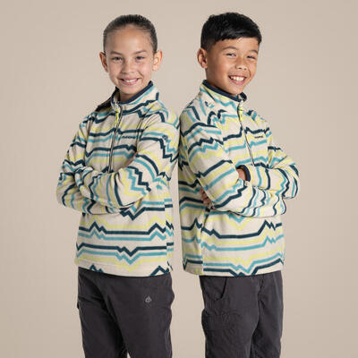 Bachas fleece met halve rits voor kinderen