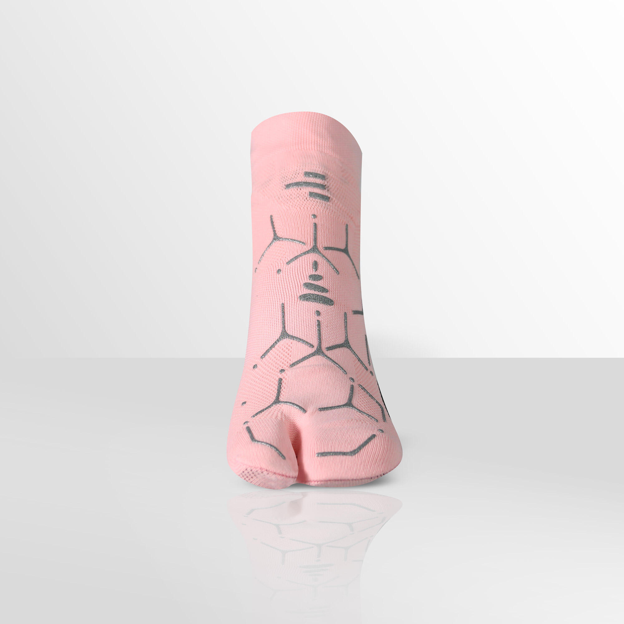 Chaussette Yoga Rose, idéale pour toutes les activités en salle de sport. 2/7