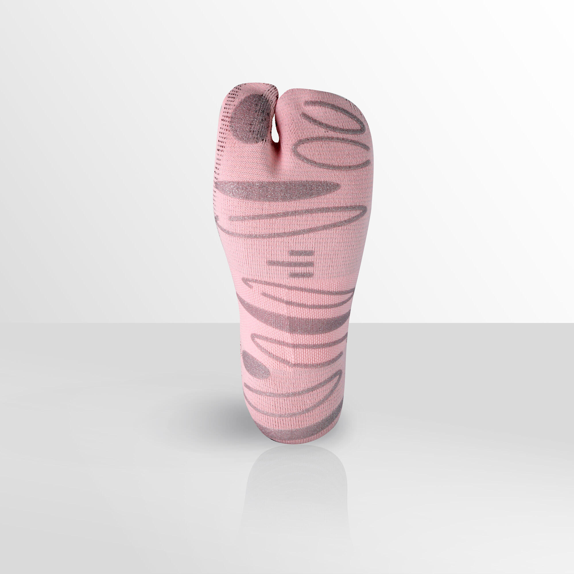 Chaussette Yoga Rose, idéale pour toutes les activités en salle de sport. 4/7