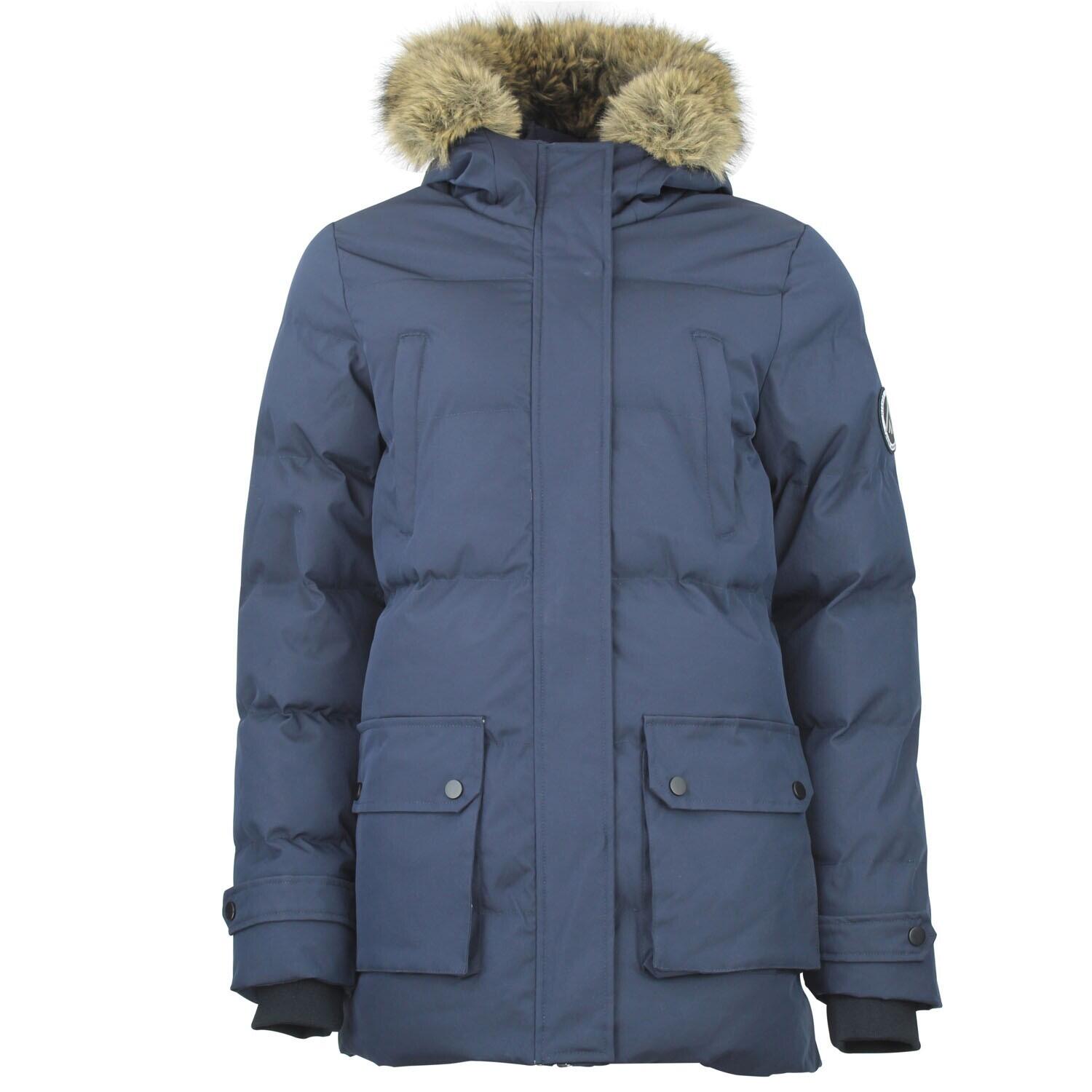 Peak Mountain - Parka Femme Peak Mountain - Parka - Bleu - Decathlon