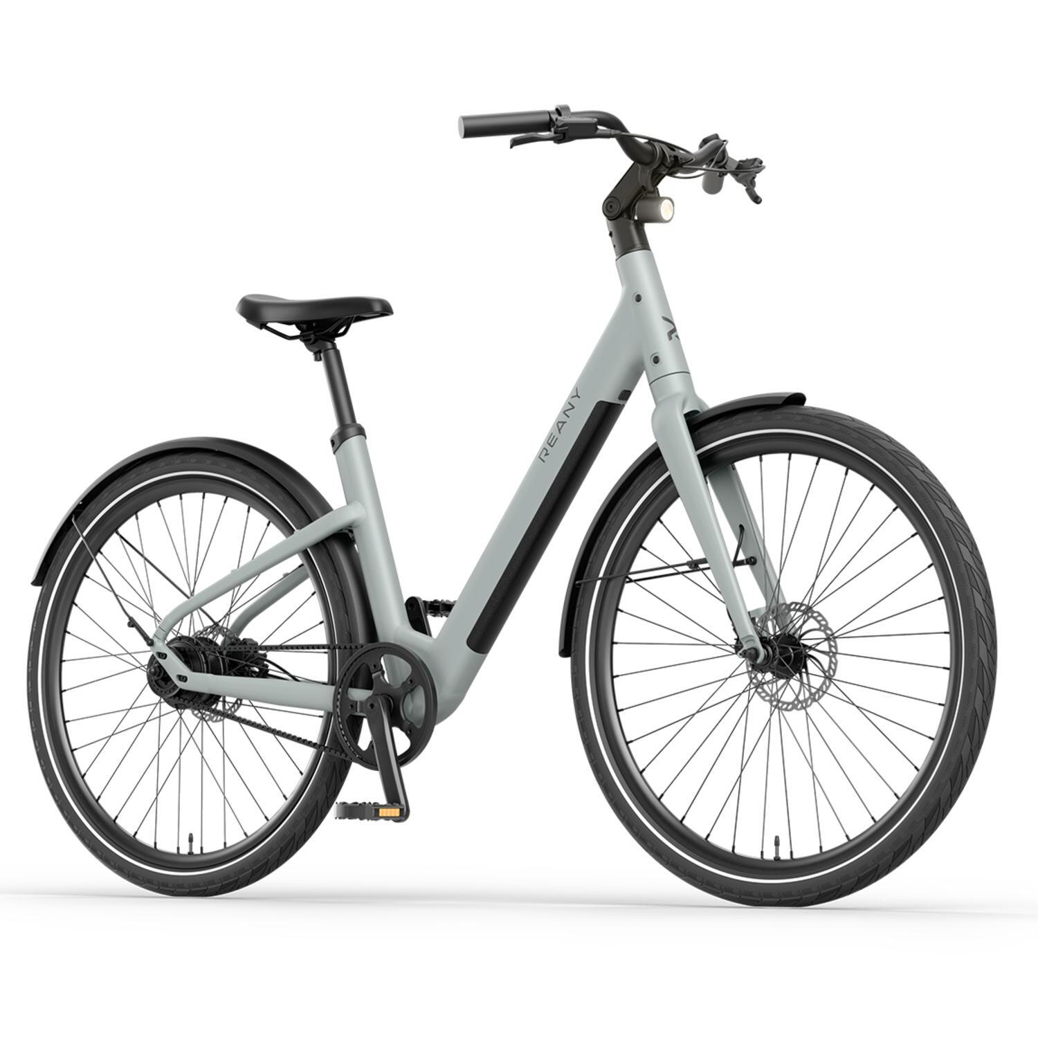 Vélo électrique Ville – Ultra léger – Bas cadre – V1 Vivo – Gris Clair 3/8