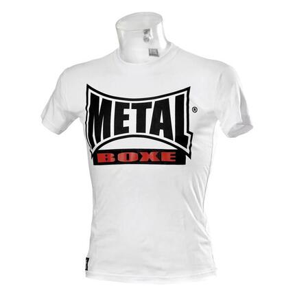 Metal Boxe T-Shirt New Visual Blanc Xl