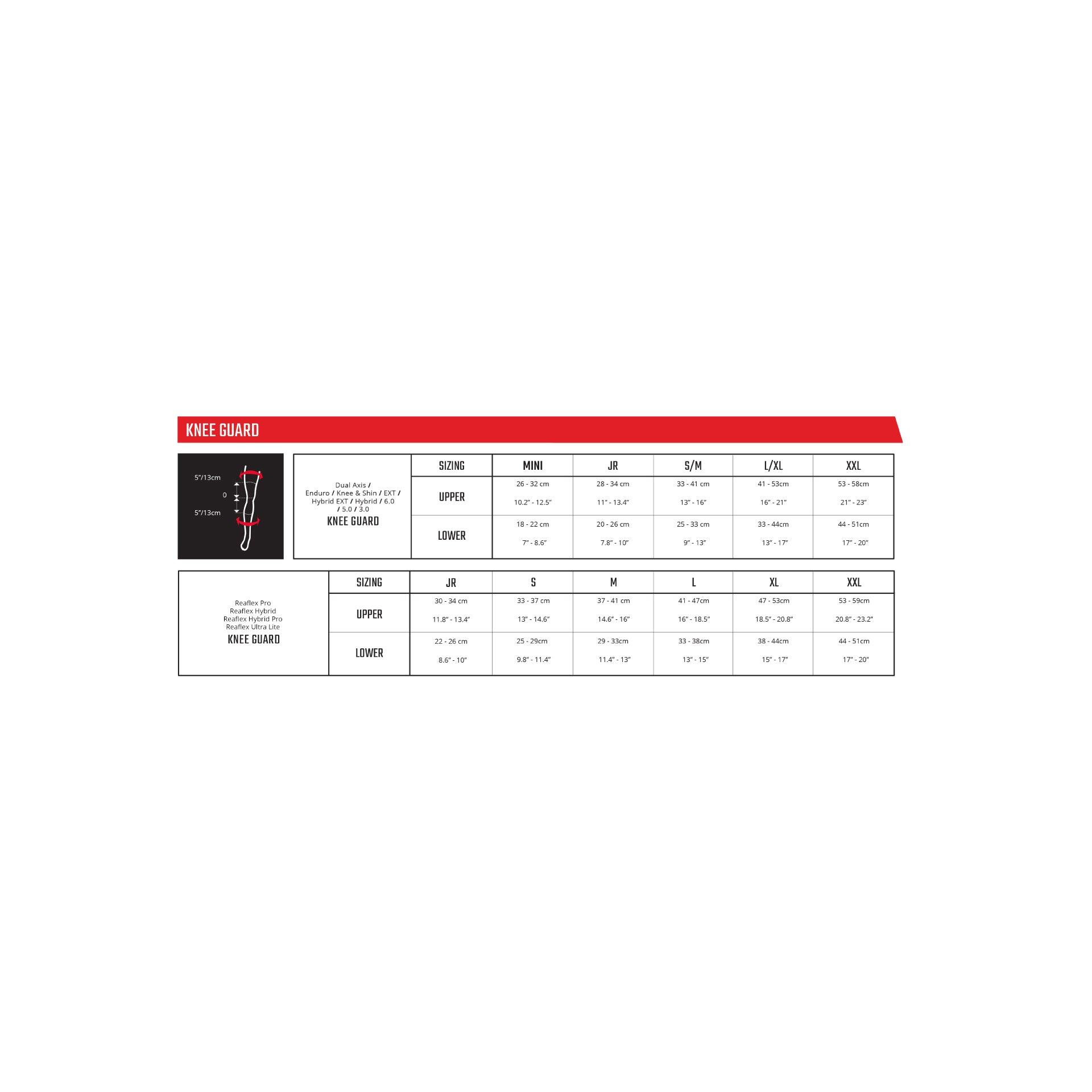 Joelheiras ReaFlex Hybrid Pro 5/8