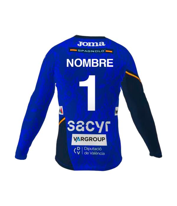 Camiseta Joma España Balonmano Portero Azul 2025 2/4