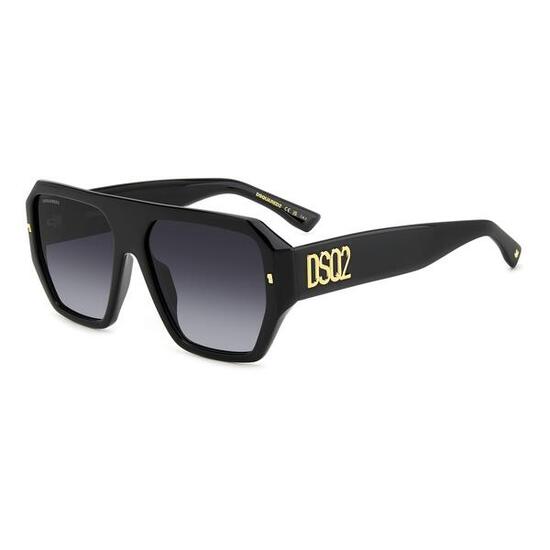 Zonnebril Dsquared2 D2 0128/S 807 van Acetaat Heren 58 mm