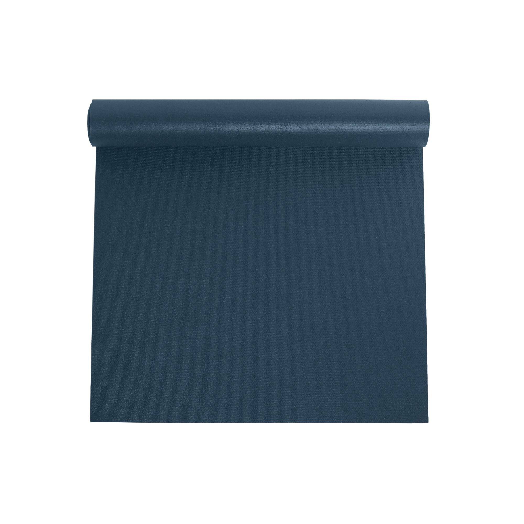 Tappetino antiscivolo per esercizi OMM YOGA blu navy 2 mm Yoga Fitness 2/4