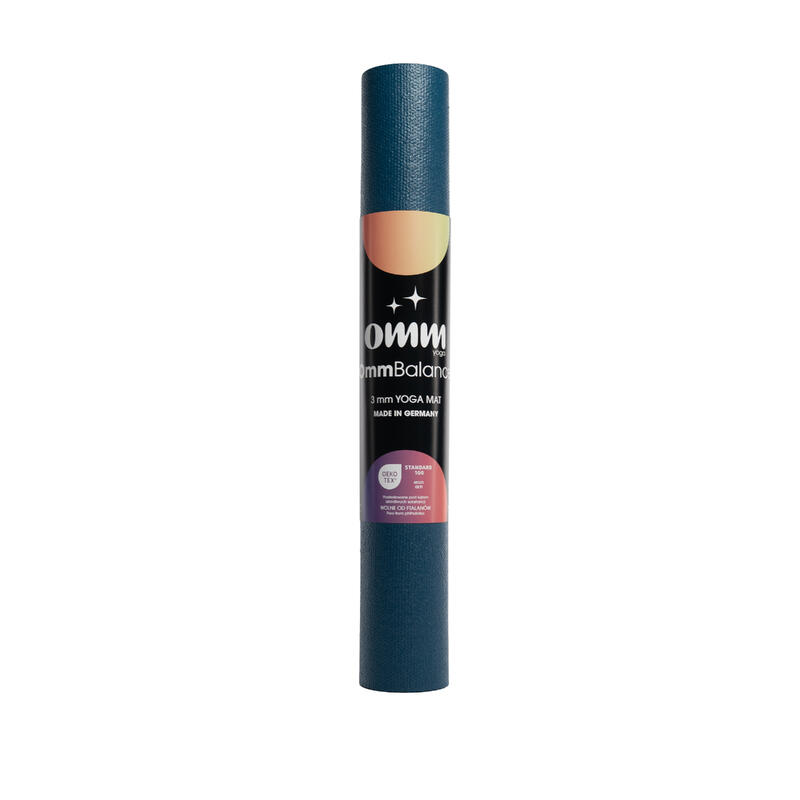 Saltea de exercitii antiderapanta OMM YOGA, 3 mm, pentru yoga si fitness