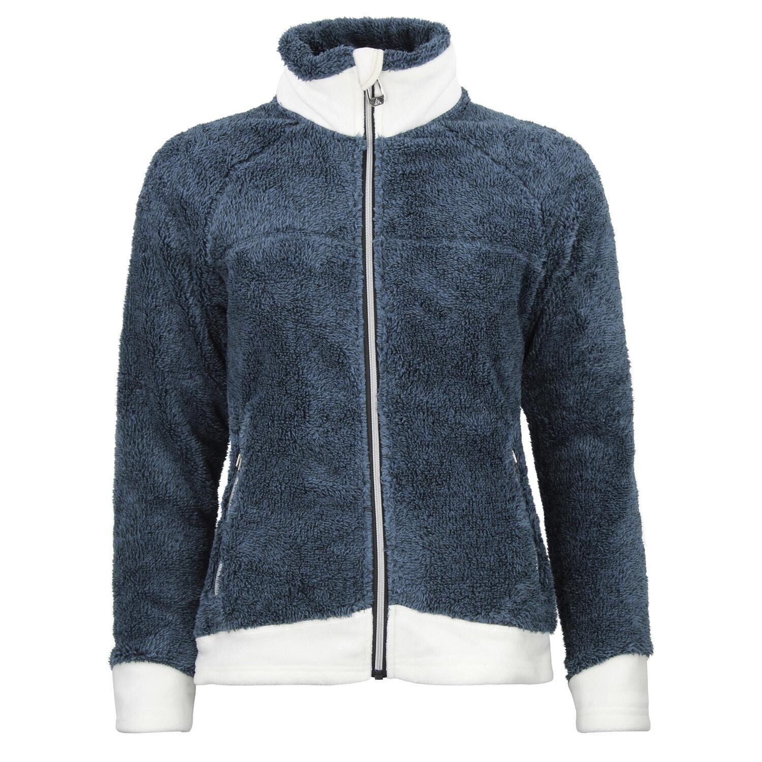 PEAK MOUNTAIN Women's zipped fleece Peak Mountain Coral Sherpa 300G