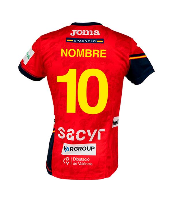 Camiseta Joma España Balonmano Femenino Roja 2025 2/4