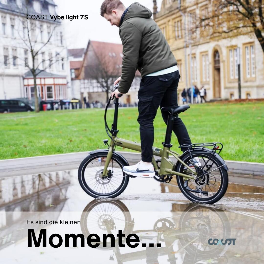 COAST VYBE light 7S | 20 polegadas | 7 velocidades | bicicleta dobrável-e 5/7