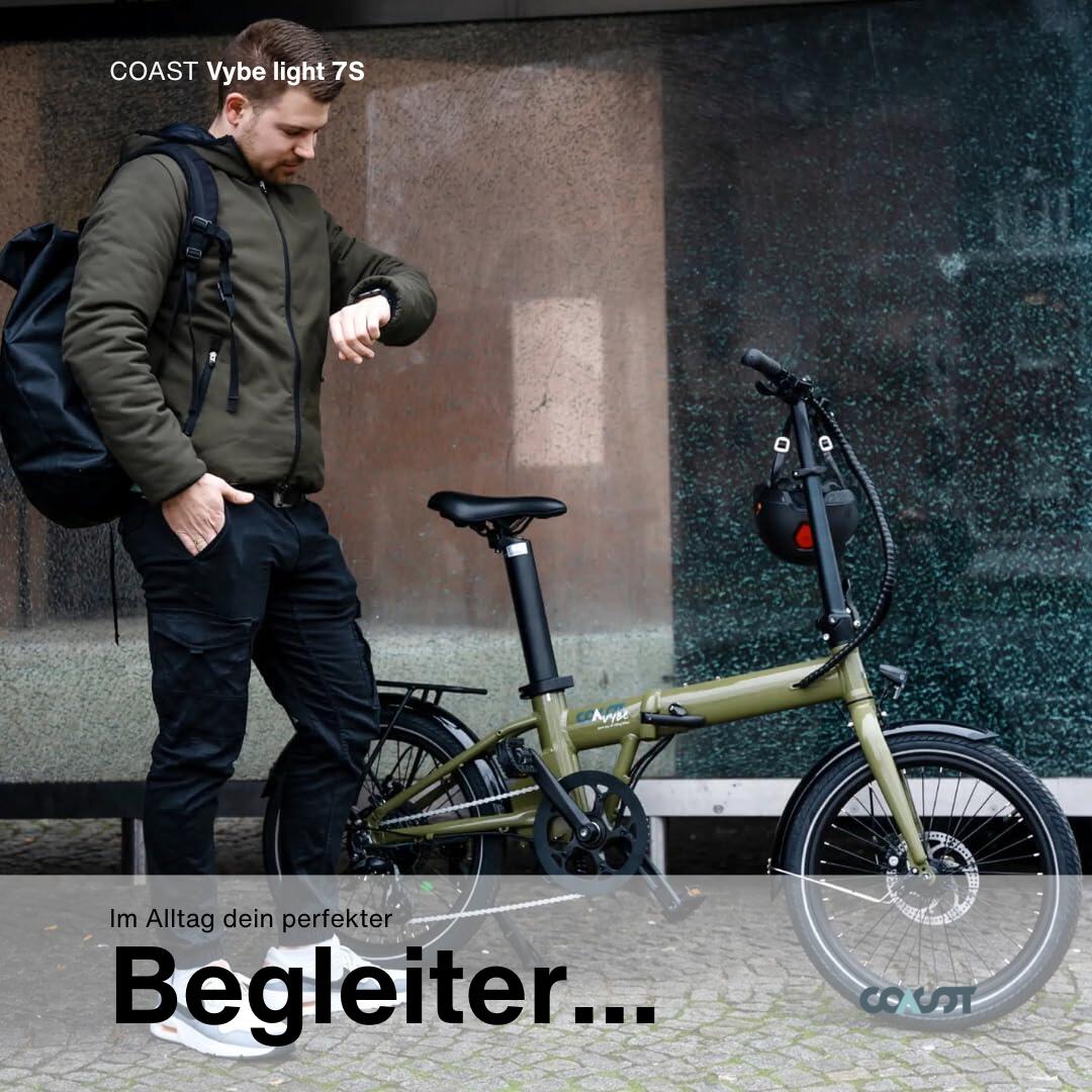 COAST VYBE light 7S | 20 polegadas | 7 velocidades | bicicleta dobrável-e 6/7