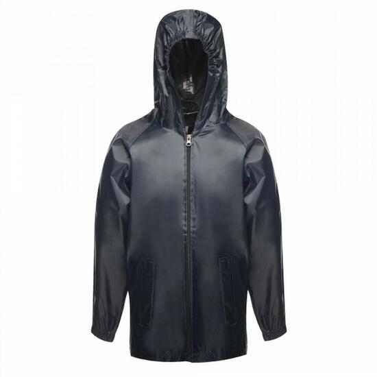 Waterdichte jas voor kinderen/Kinderen (Marine)