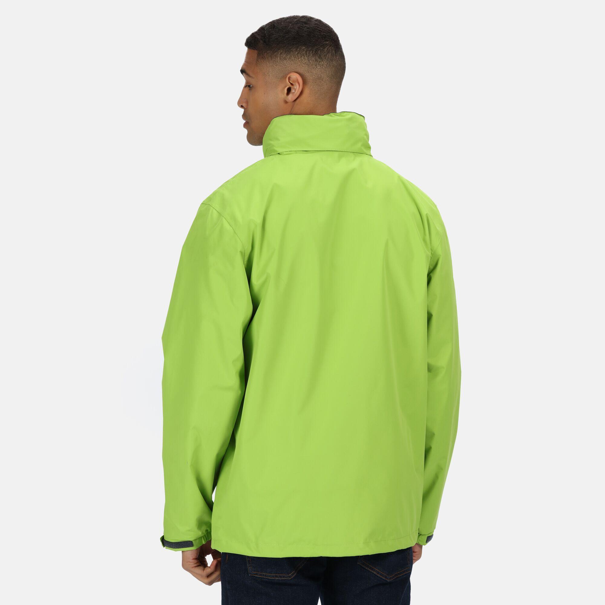 Mens Standout Ardmore Jacket (Waterproof & Windproof) (Key Lime/Seal Grey) 3/5