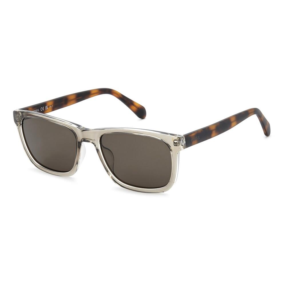 Fossil - Lunettes De Soleil Fossil Fos 3175/g/s S05 Pour Homme, Taille 56 Mm - Lunettes De Soleil - Gris|marron - No Size - Decathlon