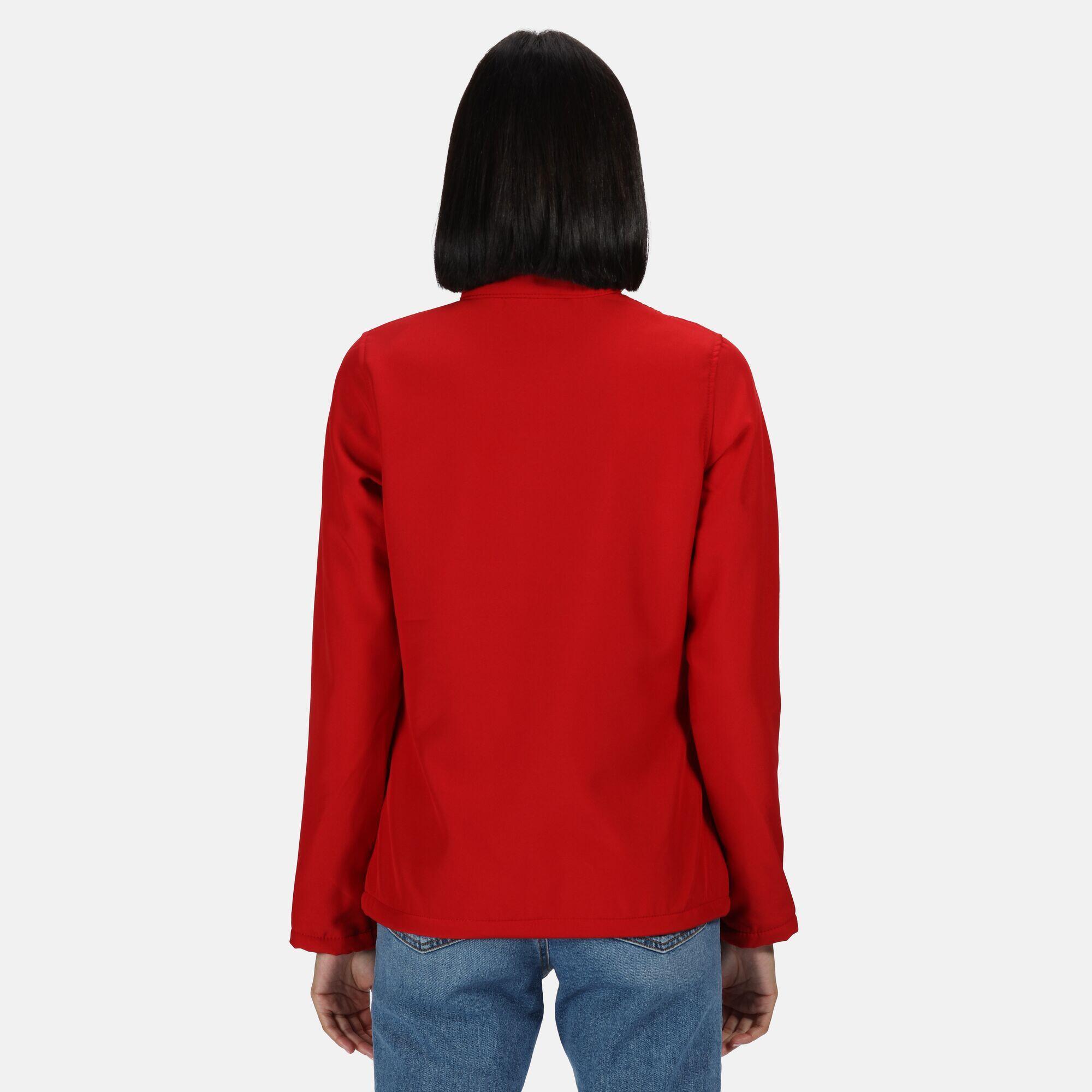 Womens/Ladies Ablaze Printable Softshell Jacket (Classic Red/Black) 3/4
