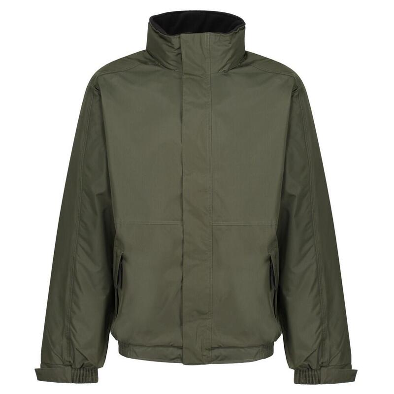 Veste imperméable DOVER Homme (Kaki foncé/noir)