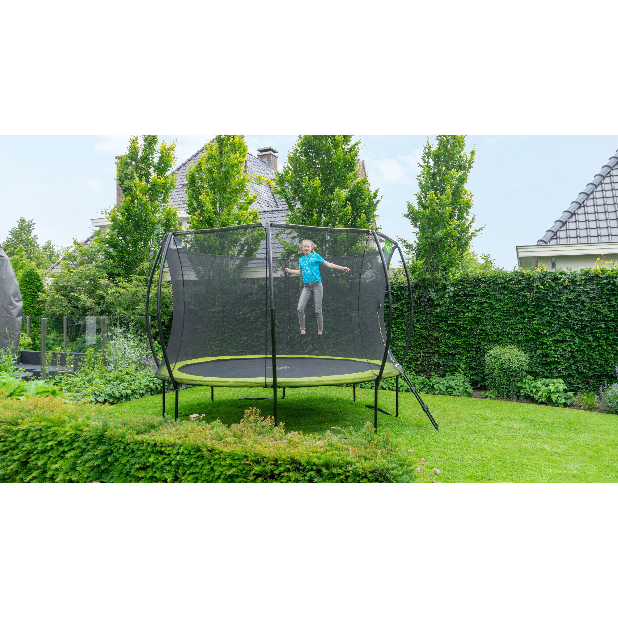 Trampolino elastico EXIT Silhouette ø366cm - verde 7/7