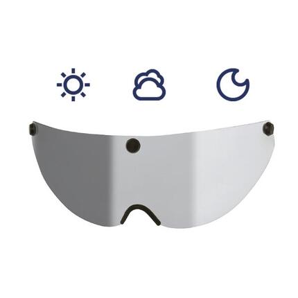 Visière effet huile pour GO-OFF PILOT et RIDER, magnétique et protection UV 400