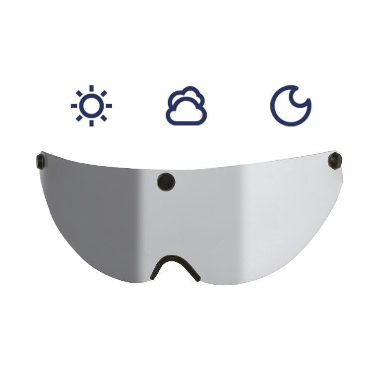 Go-off - Visière Photochromique Go-off Pilot Et Rider – S’adapte À La Lumière Du Soleil - Casque - Marron|vert - No Size - Decathlon