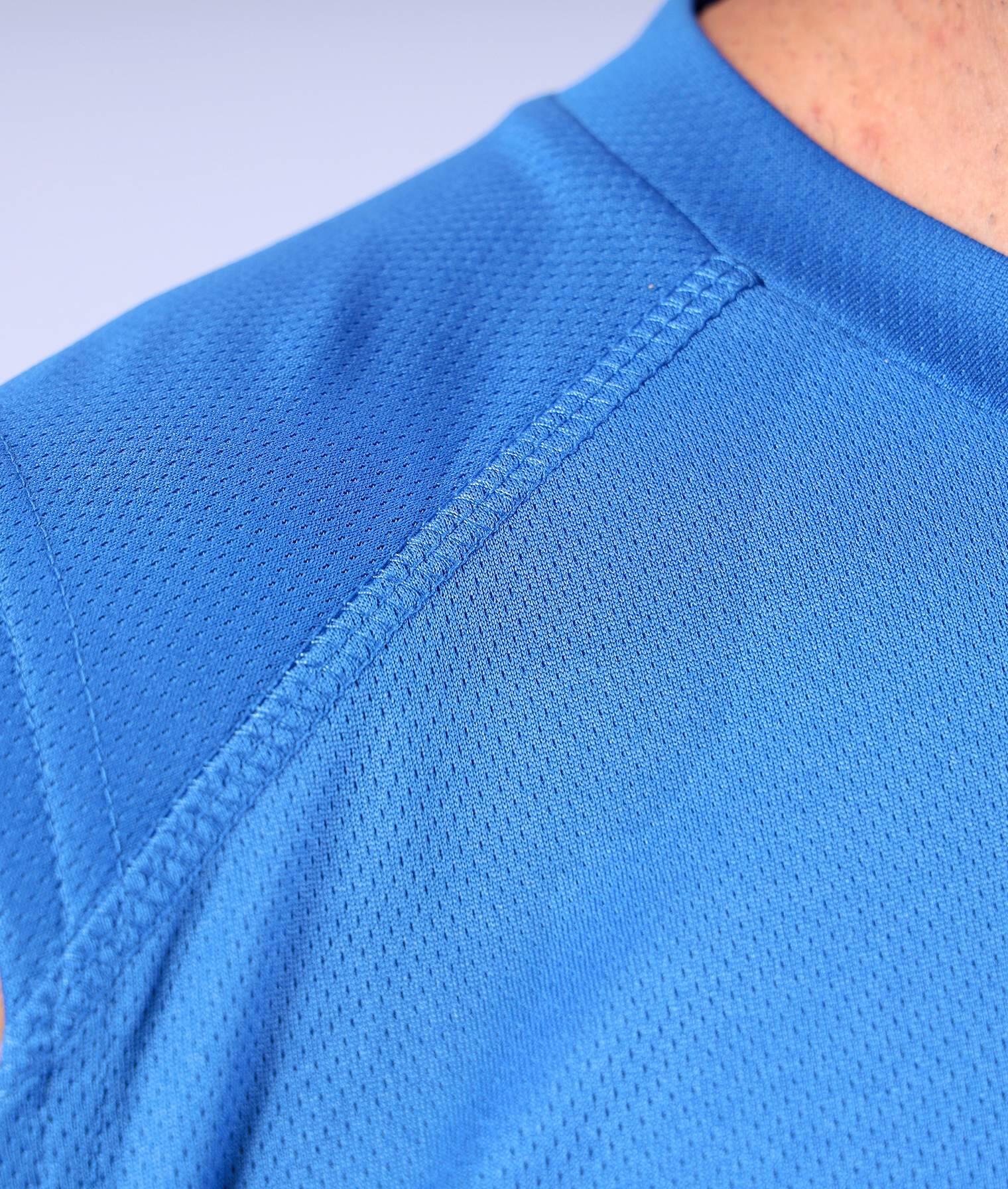 T-shirt uomo givova azzurro 3/4