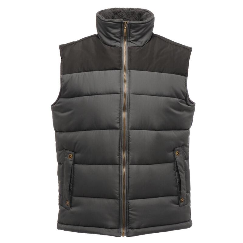 Mens Standout Altoona Insulated Bodywarmer Jacket (Seal Grey/Black)
