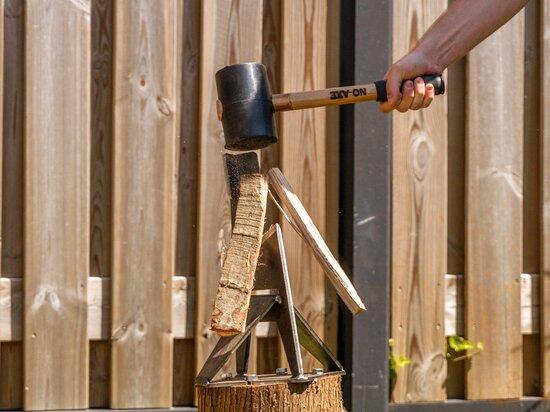 No Axe Holzspalter Blankstahl – manueller Holzspalter 2/7