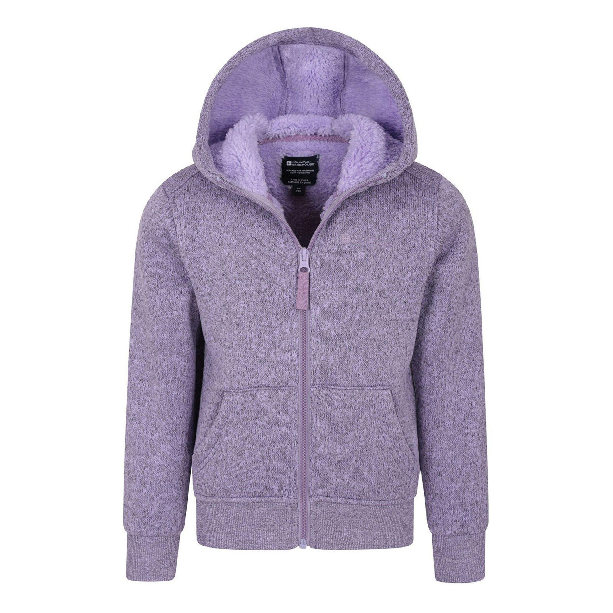 "Nevis" Kapuzenpullover für Kinder Violett 4/4