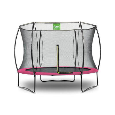 Trampoline outdoor kinderen silhouette rond op poten ø244cm roze