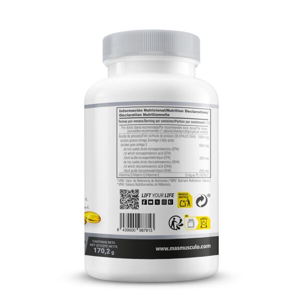 Ultra Omega 3 - 120 capsule molli MASmusculo 3/5