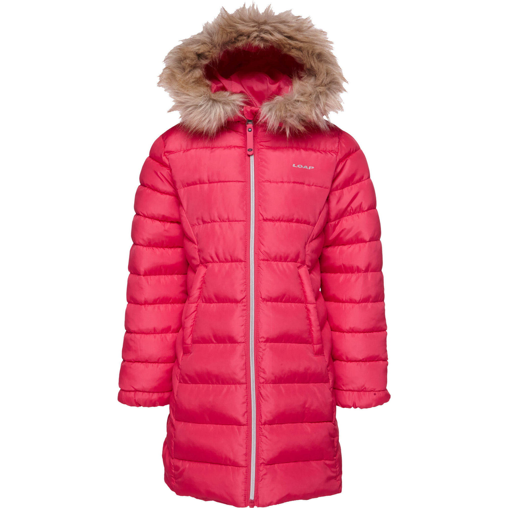 Glomex - Manteau Loap Indala Fille Rose 158–164 — Chaud Et Imperméable - Doudoune Synthétique - Rose - Decathlon