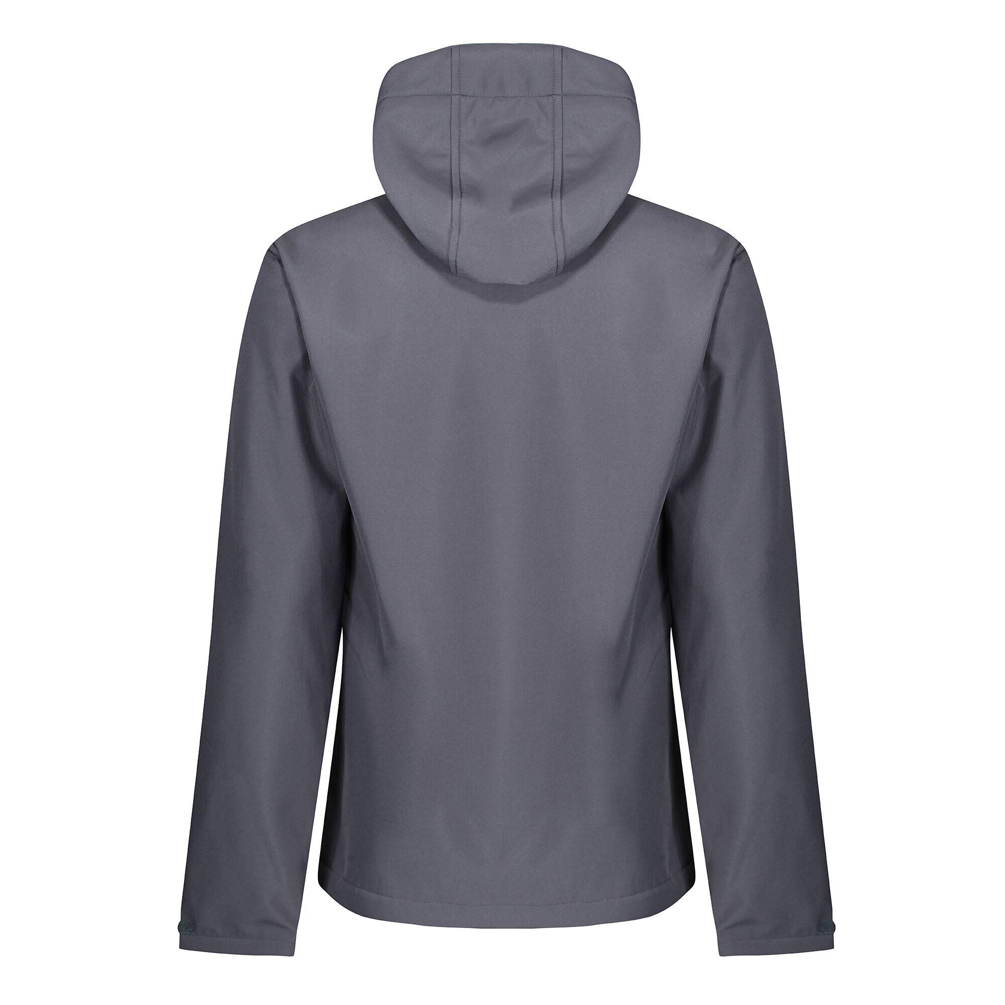 Chaqueta Softshell para Hombre Gris Seal, Negro 3/4