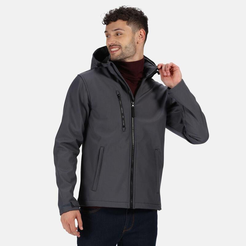 Veste softshell VENTURER Homme (Gris/noir)